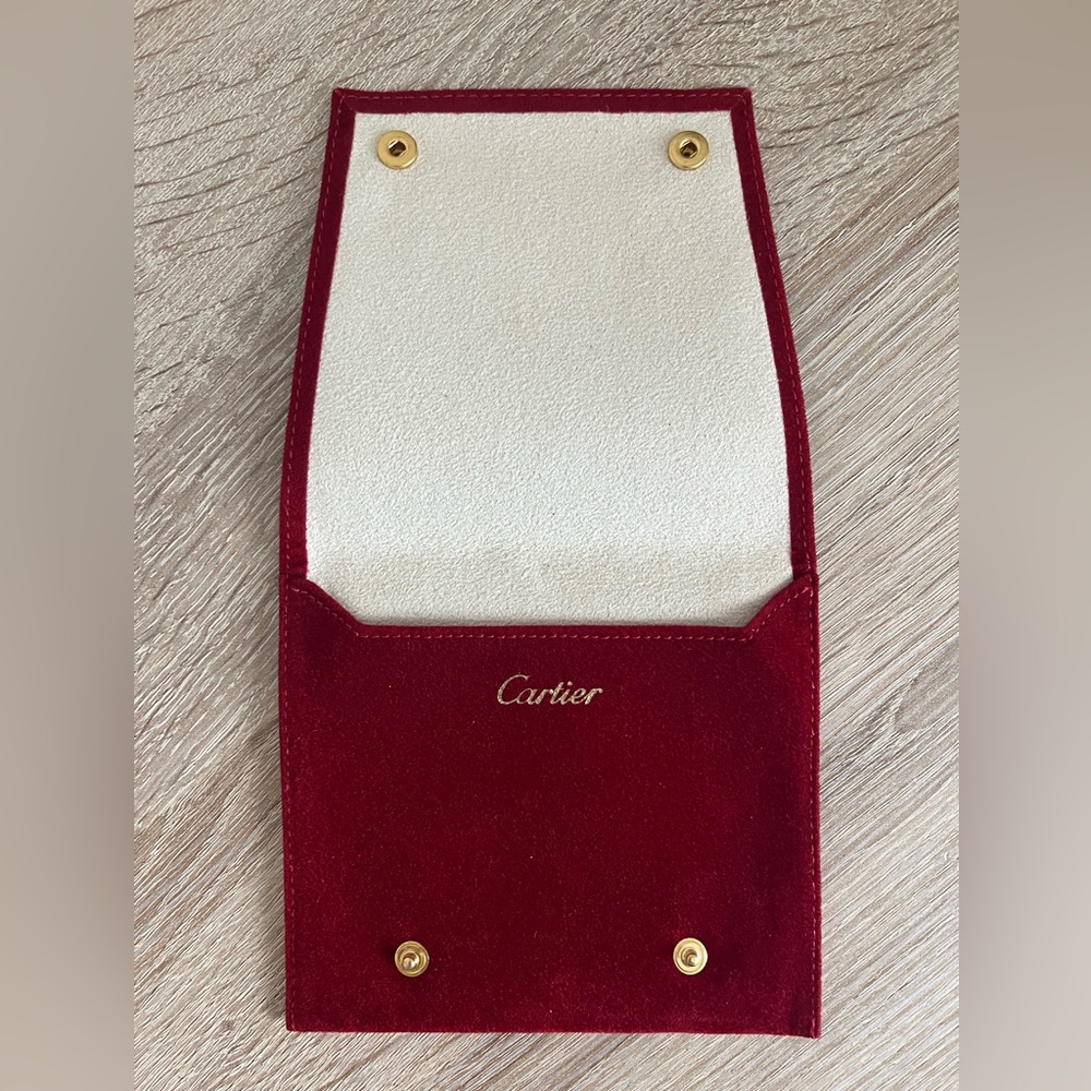 Cartier Jewelry Travel Pouch with Pillow